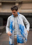 Poppy Hand Printed Modal Cashmere Floral Design Scarf