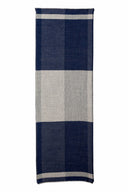 Rumi Colour Blocked Multi-pattern Weave Wool Silk Scarf