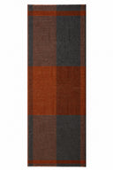 Rumi Colour Blocked Multi-pattern Weave Wool Silk Scarf