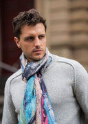 Daydream Abstract Art Pure Wool Scarf