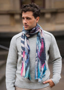 Daydream Abstract Art Pure Wool Scarf