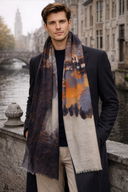 MEADOW Riverside Landscape Design Merino Wool Scarf