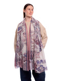 Aven Wool Silk Cashmere Scarf