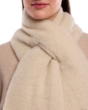 Cocoon Tuck In Chunky Wool Mohair Scarf