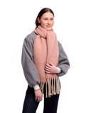 Snug Brushed Chunky Wool Mohair Scarf