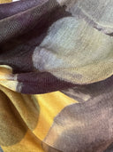 Heather Contemporary Artistic Polka Dots Wool Silk Scarf