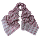 Fergus Wool Scarf - Rose in Rose