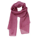 Carlisle Classic Spot Hand Printed Pure Silk Scarf