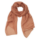 Carlisle Classic Spot Hand Printed Pure Silk Scarf