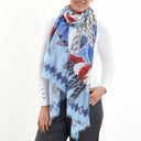 Feather and Diamonds Pure Modal Viscose Wrap