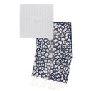 Ocelot Habutai Hand Printed Pure Silk Scarf
