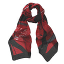Laurie Abstract Flower Pure Silk Scarf