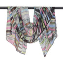 Jumble Abstract Painterly Pure Silk Scarf