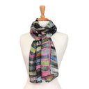 Jumble Abstract Painterly Pure Silk Scarf