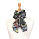 Jumble Abstract Painterly Pure Silk Scarf