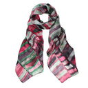 Jumble Abstract Painterly Pure Silk Scarf