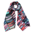 Jumble Abstract Painterly Pure Silk Scarf
