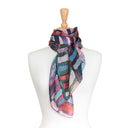 Jumble Abstract Painterly Pure Silk Scarf