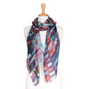 Jumble Abstract Painterly Pure Silk Scarf