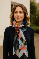 Libertine Abstract Pure Micromodal Scarf Multi