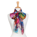 Ondine Multi Colour Pure Micromodal Scarf Multi