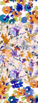 Tansey Abstract Pure Silk Scarf Apricot