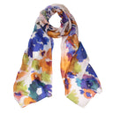 Tansey Abstract Pure Silk Scarf Apricot
