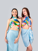 Aloha Tropical Print Pure Cotton Twill Scarf
