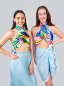 Aloha Tropical Print Pure Cotton Twill Scarf