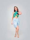 Aloha Tropical Print Pure Cotton Twill Scarf