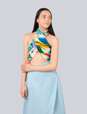 Aloha Tropical Print Pure Cotton Twill Scarf