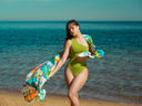 Aloha Tropical Print Pure Cotton Twill Scarf