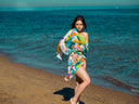 Aloha Tropical Print Pure Cotton Twill Scarf