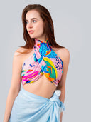 Aloha Tropical Print Pure Cotton Twill Scarf