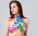 Aloha Tropical Print Pure Cotton Twill Scarf