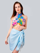 Aloha Tropical Print Pure Cotton Twill Scarf