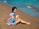Aloha Tropical Print Pure Cotton Twill Scarf
