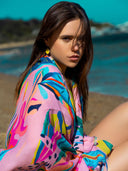 Aloha Tropical Print Pure Cotton Twill Scarf