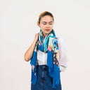 Phoebe Pure Cotton Twill Lightweight Scarf