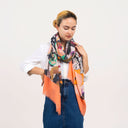 Phoebe Pure Cotton Twill Lightweight Scarf