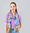 Rani Kaleidoscopic Pure Silk Scarf