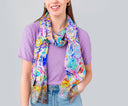 Rani Kaleidoscopic Pure Silk Scarf