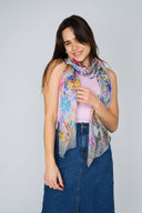 Rani Kaleidoscopic Pure Silk Scarf