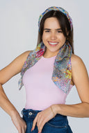Rani Kaleidoscopic Pure Silk Scarf