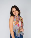 Rani Kaleidoscopic Pure Silk Scarf