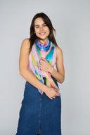 Nebula Multi Colour Modal Silk Scarf