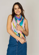 Nebula Multi Colour Modal Silk Scarf