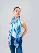 Blossom Floral Print Modal Silk Scarf