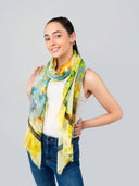 Blossom Floral Print Modal Silk Scarf