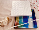 Cabana Stripe Print Modal Silk Scarf